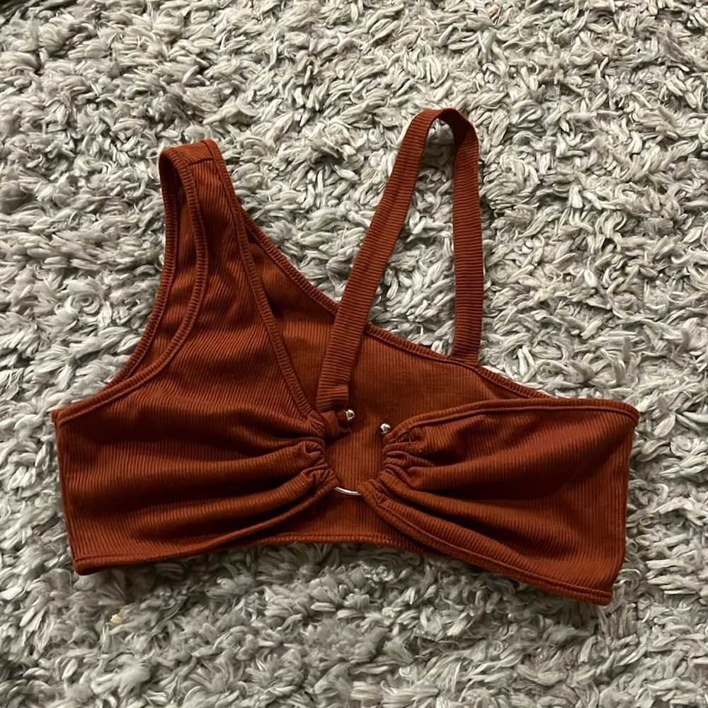 Brown Crop Top